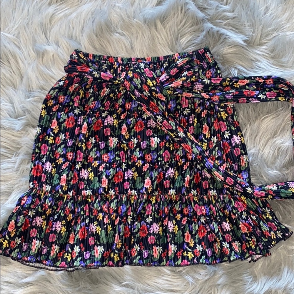 Topshop floral skirt